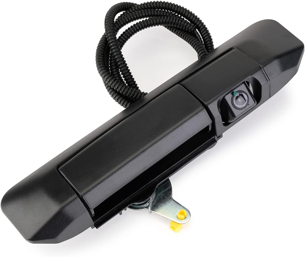 Tailgate Handle Backup Camera Compatible with 2005-2015 Toyota Tacoma Rear View Reverse Camera Handle Tailgate Lock RCA Connector