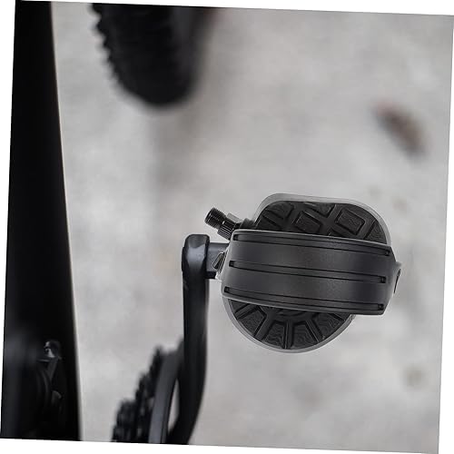 Miniatura 3 de Kisangel 1 par de pedales giratorios planos de bicicleta reclinados Pedal de plataforma de bicicleta Pedales eléctricos Pedal de bicicleta con clip