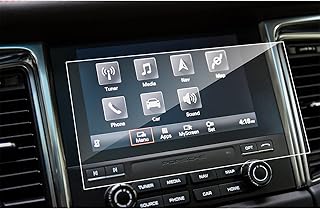 LFOTPP Car Navigation Screen Protector for 2016-2017 2018 P*orsche M*acan PCM 4.0 9 Inch, Tempered Glass 9H Hardness Car Infotainment Stereo Display Center Touchscreen Protective Film