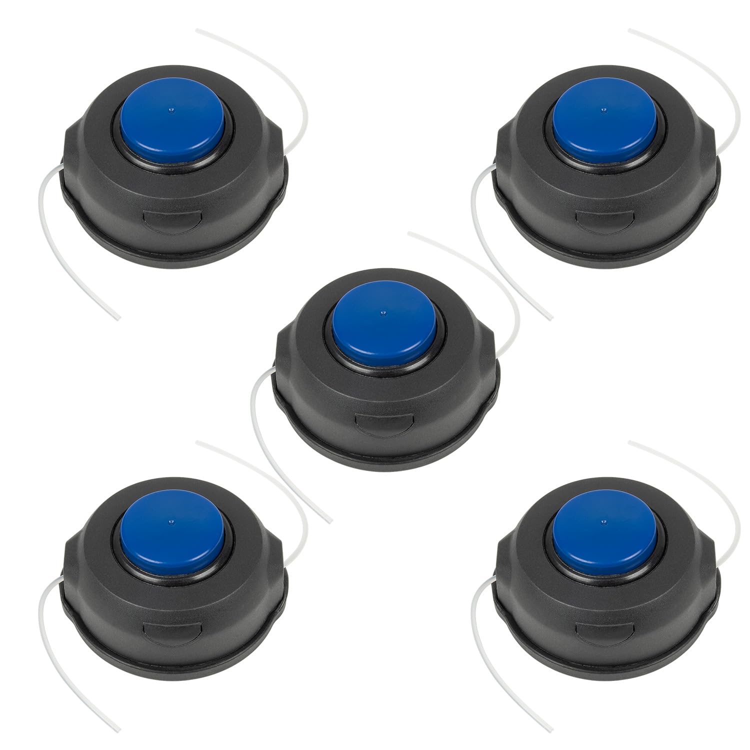 RANSOTO Paquete de 5 cabezales de recortadora de repuesto 96674401 T25 compatibles con Husqvarna Weed Eater 128LD 122LDX 123L 124L 125L 128L 128R 223L 223R 322L 322C 323C 325C 326L 430LS 525 JJ