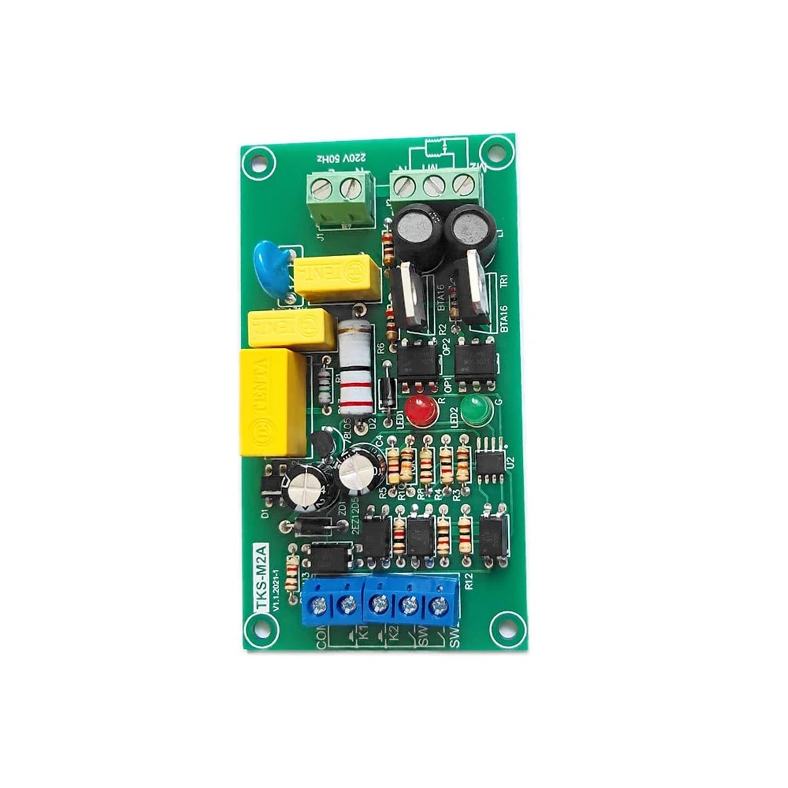 Controlador de Motor TKS-M2A AC220V, placa de Control de Motor de avance y marcha atrás con módulo de accionamiento de interfaz I de límite, salida SCR Liftin