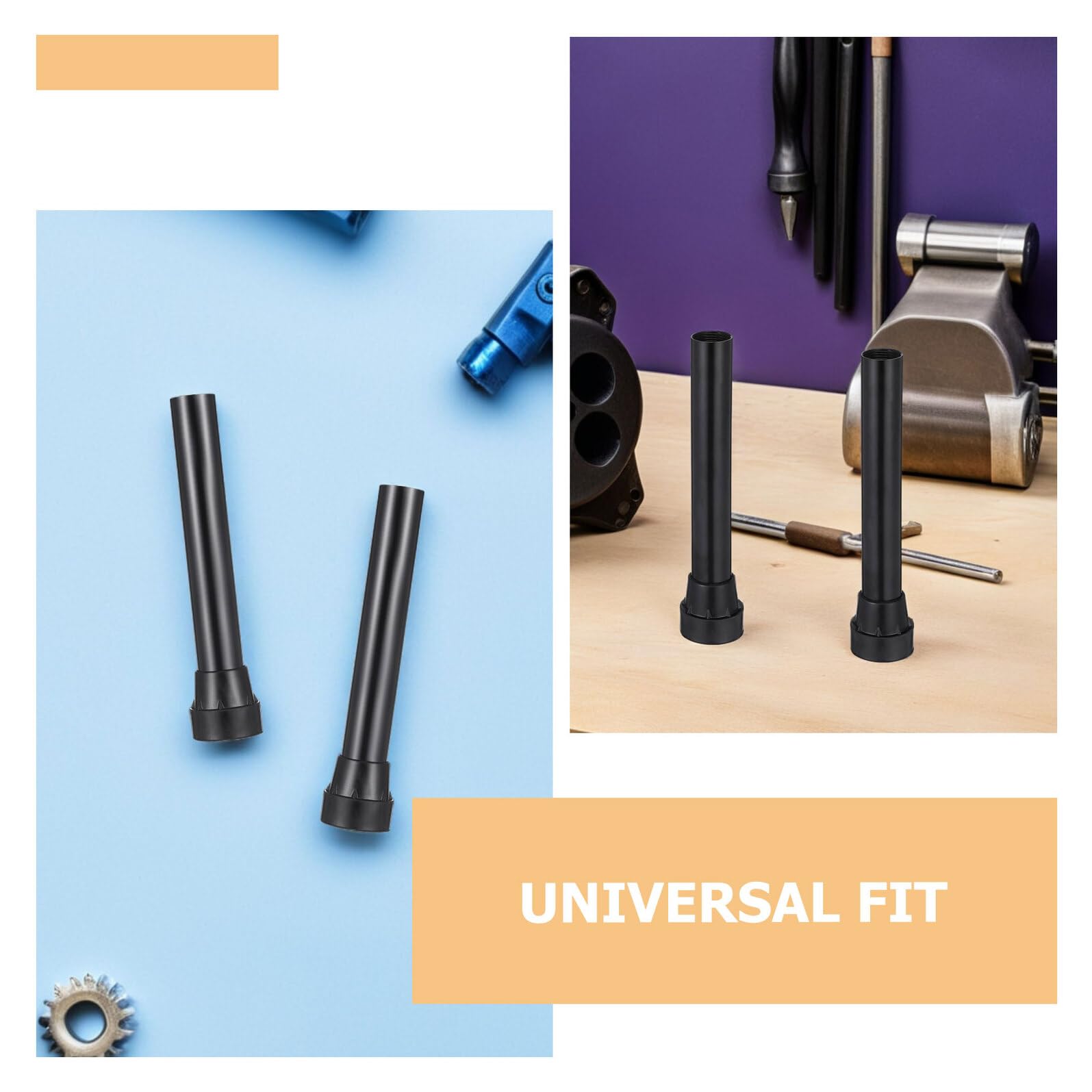 Healeved 7 Piezas Patas de Repuesto para Trampolín con Cubiertas Antideslizantes de Acero Inoxidable Accesorios Compatibles para Postes de Cama Elástica Interior y Exterior Protección