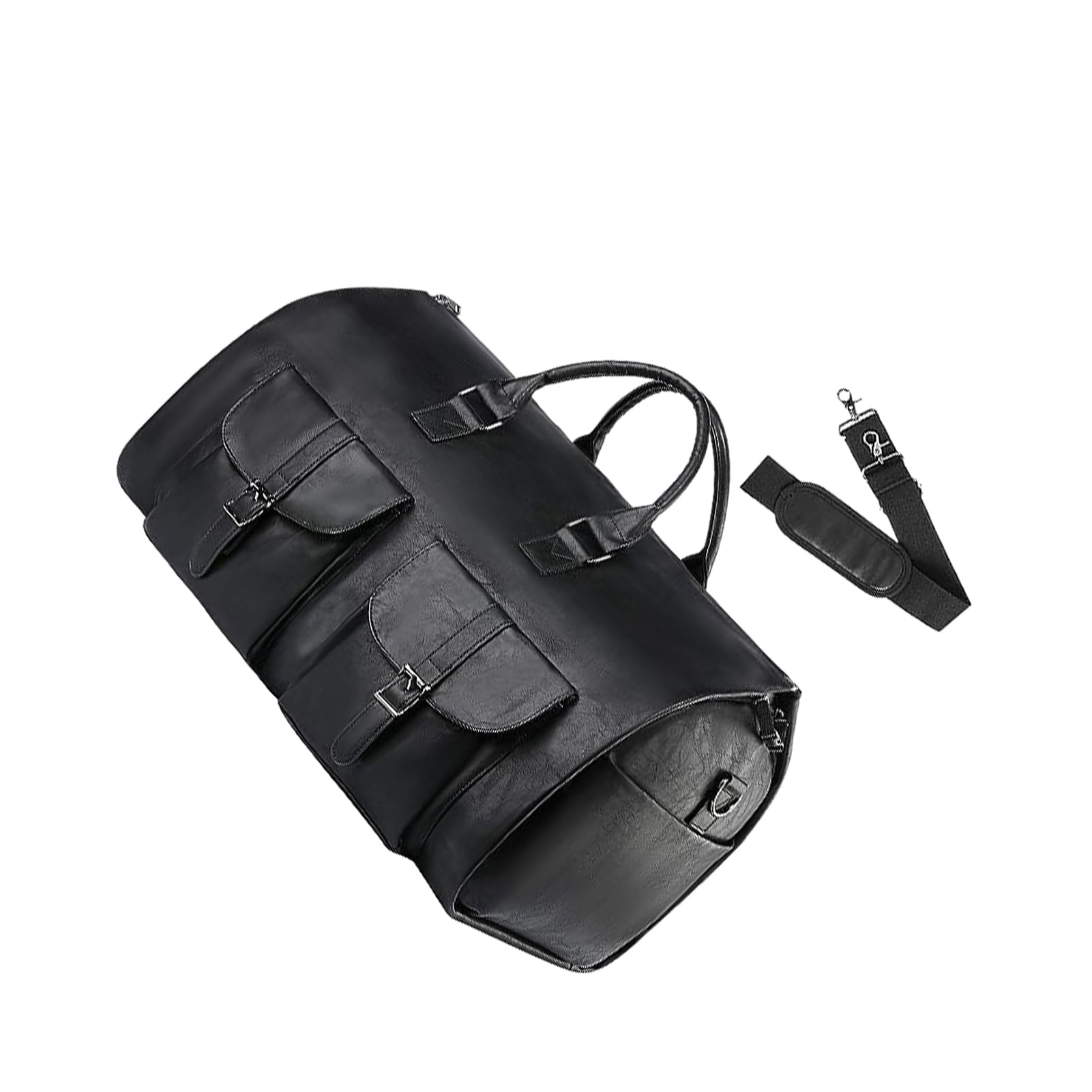 Maleta colgante funcional 2 en 1, bolsa de viaje de negocios para ejecutivos ocupados, ropa de viaje de PU, bolsa de equipaje de mano