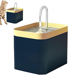 água para animais estimação, Fonte água tranquila para gatos estimação, Bebedouro para gatos 1,5L para animais estimação, bebedouro automático para gatos, pássaros, Buniq