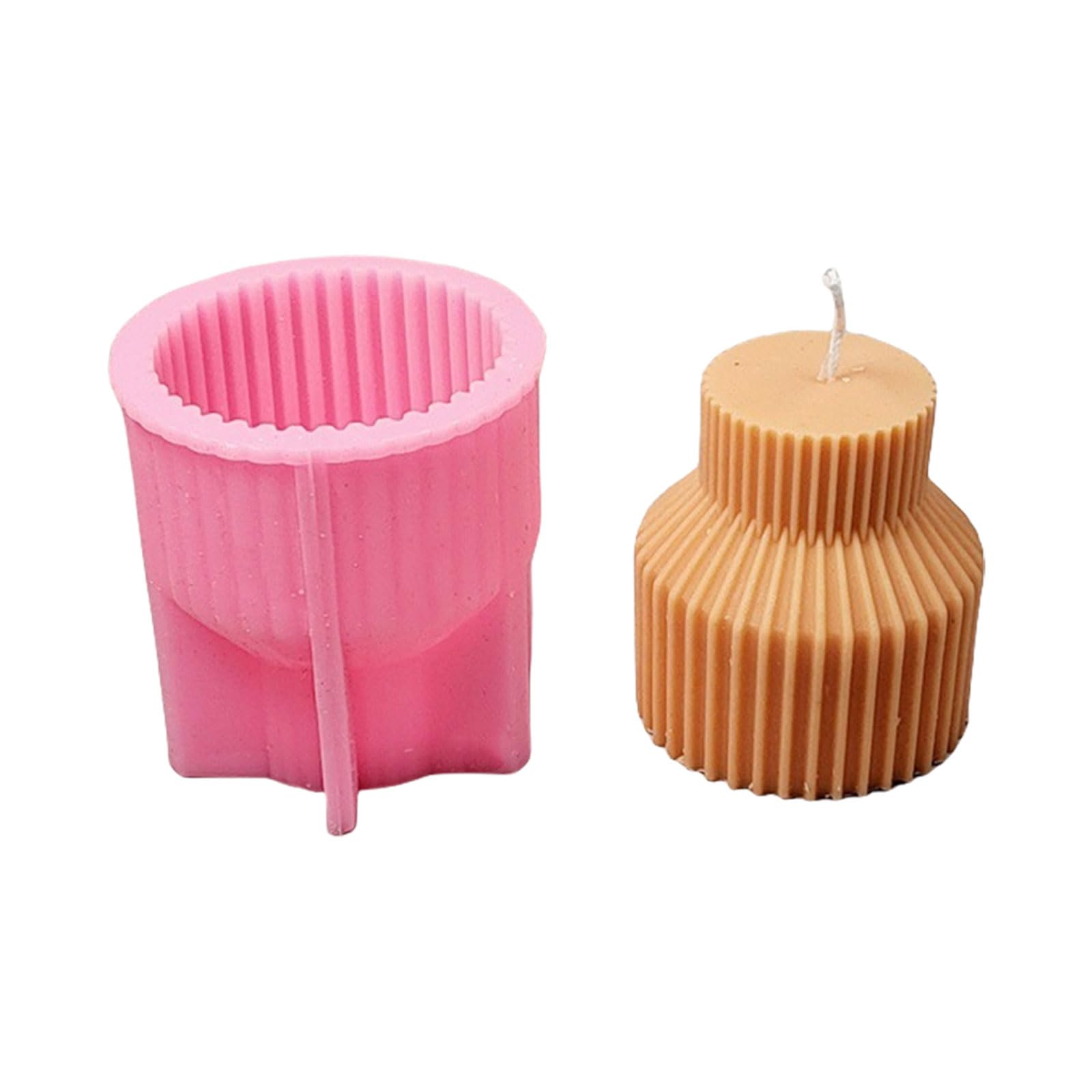Jazuaiao Geometric Striped Silicone Molds Striped Silicone Molds Easy Demolding for Epoxy Resin Soap Making Unique