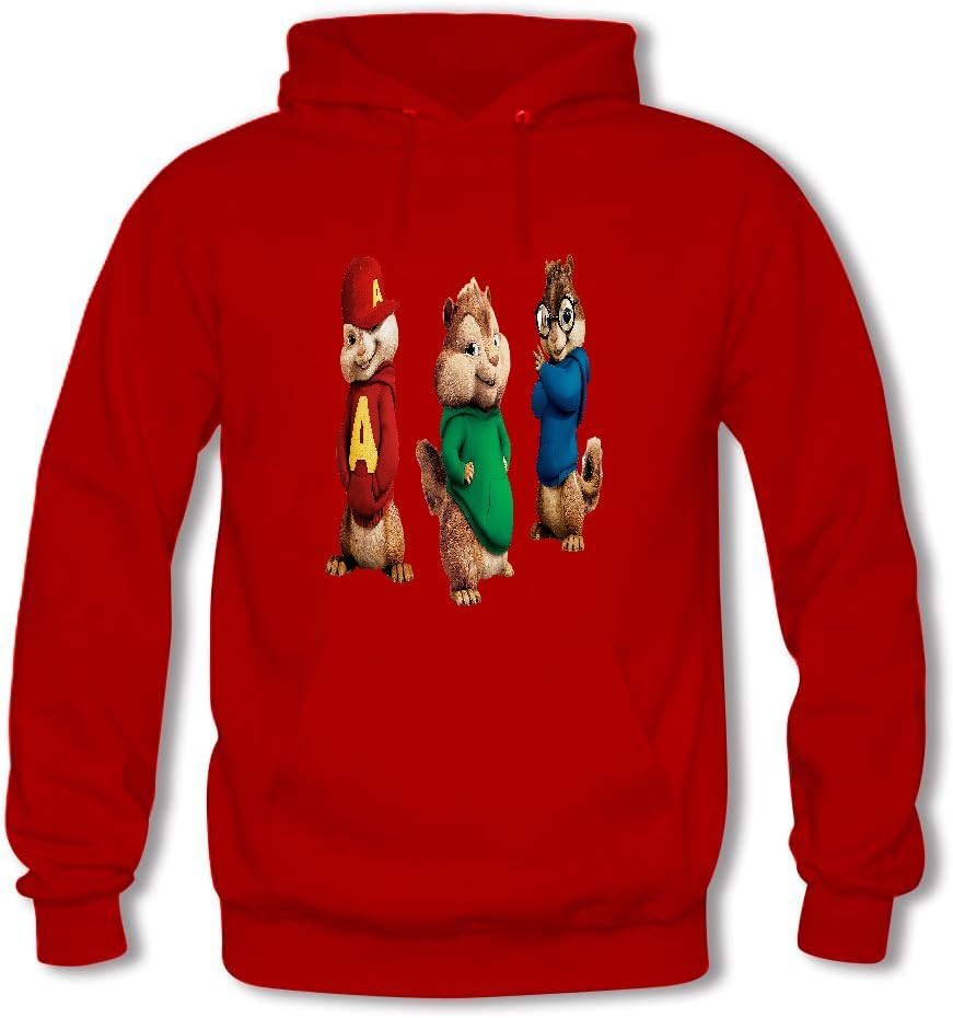 HOZA Diy Men's Alvin And The Chipmunks Custom Printing Adult Hoodie Sweatshirts