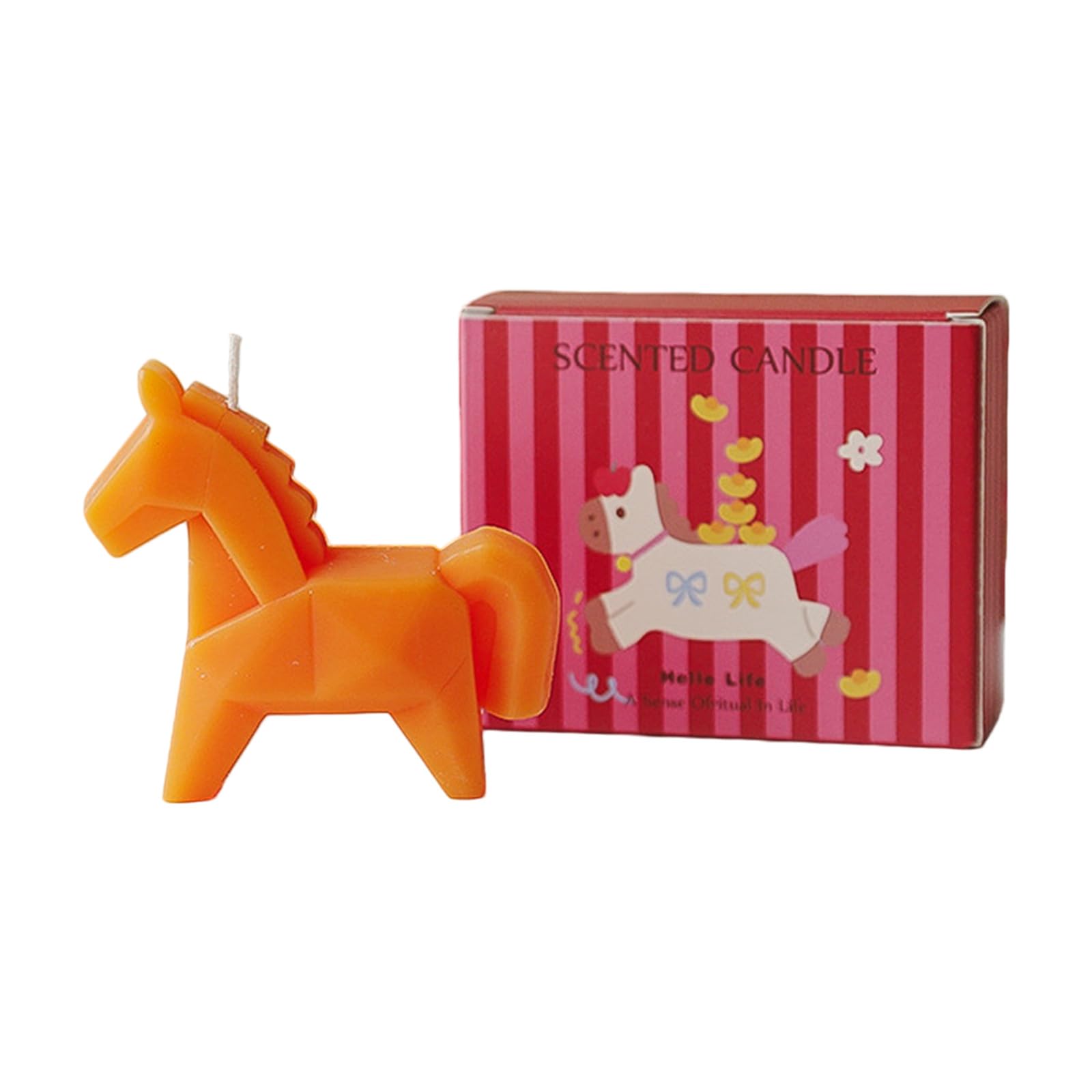 Buxuaaaa Horse Themed Scented for Home Decoration and Relaxation with Natural Scent Table Highlight