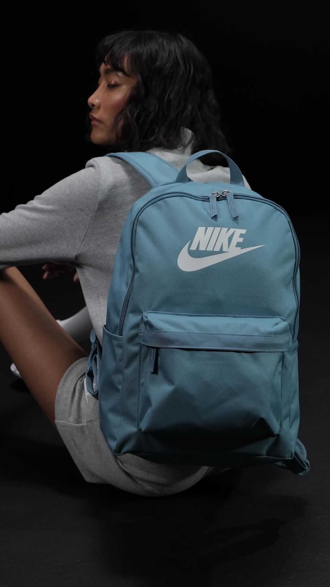 nike blue heritage backpack