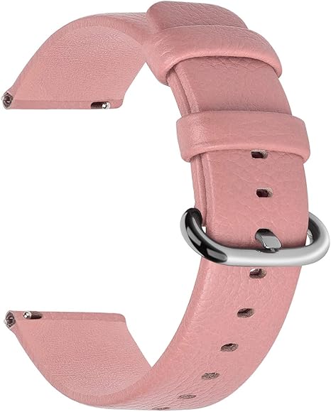 Amazon Co Jp 18mm 時計バンド ベルト Fullmosa全12色スマートウォッチバンド ベルト 腕時計バンド 18mm mm 22mm 24mm交換ベルト本革 レザー 18mm ピンク 家電 カメラ