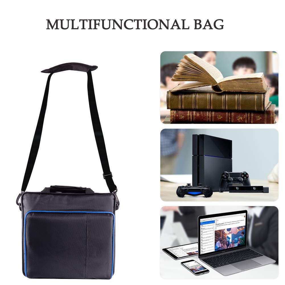 PS4 Carrying Case, Hopopower Customized Waterproof PS4 Travel Storage handbag/shoulder bag for PS4 System and Accessories