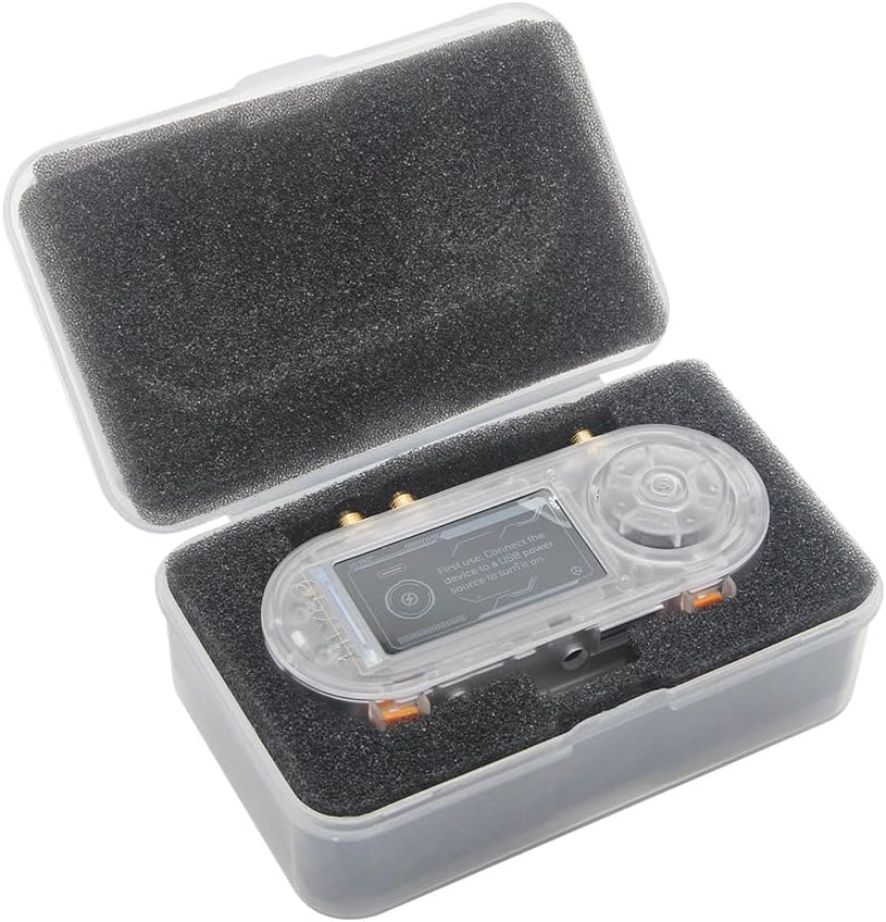 LILYGO T-Embed CC1101 Plus ESP32-S3 Microphone TTGO Development Board with 1.9-inch ST7789V IPS TFT LCD External Antenna Version (Transparent)