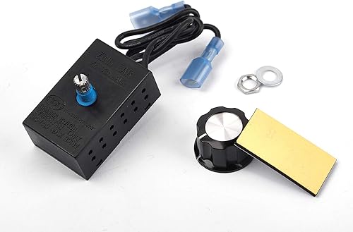 Miniatura 2 de Criditpid Ventilador de estufa de chimenea, control de interruptor de encendidoapagado de velocidad de reóstato variable, control de velocidad del