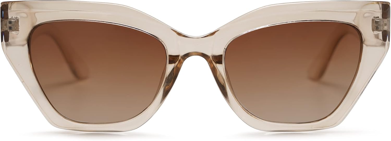 SOJOS Square Cat Eye Polarized Sunglasses for Women Retro Classic Vintage Trendy Cateye Shades Sunnies Gafas de sole SJ2235 - Image 3