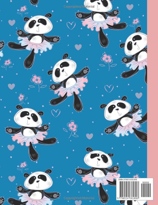 Vista 2 de My Sticker Collecting Album Panda Blank Sticker Books For Girls 4-8 , Big Sticker Collection , 120 pages 8.5" x 11" , Collecting Album.