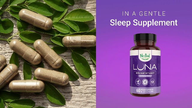 Nested Naturals Luna With Melatonin Sleep Supplement - Non-Habit