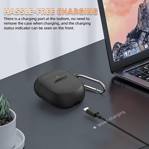 Miniatura 5 de Funda para auriculares Bose QuietComfort II (2022) y nueva funda Bose QuietComfort Ultra (2023), funda protectora de silicona WOFRO para auriculares