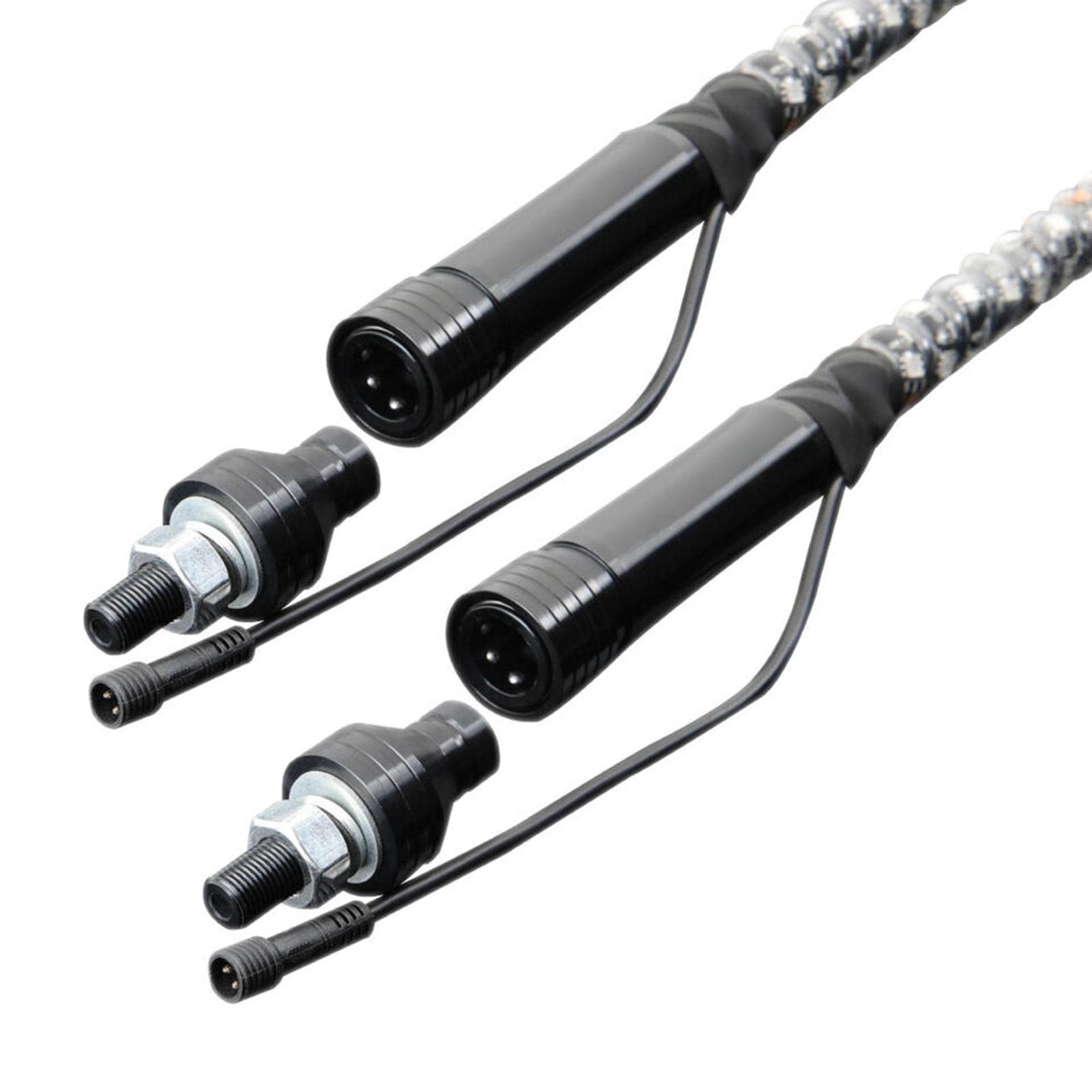 Frusta LED,Fibra ottica LED - Luce freno fuoristrada Due Telecomandi a distanza, lunga durata per carrello golf, karting, attrezzature industriali | Telecomandi a distanza, lunga durata per carrello golf, karting, attrezzature industriali