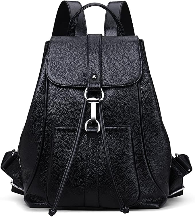DAANKIE Stylish Leather Backpack for Women | Shoulder Bag for Women and Girls | Anti Theft | Multipurpose Travel Bag for Women | Portable | Adjustable Shoulder Straps | PU Leather | Casual | Black (B0CZ9CH31P) Amazon Price History, Amazon Price Tracker