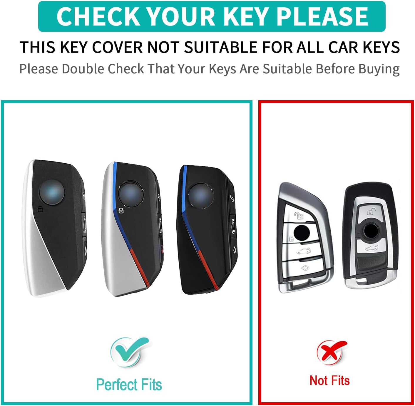 1Pcs Heavy Zinc Alloy Key Fob Cover for BMW 2023-2025, Full Protection Remote Keychain with Carbon Fiber Pattern Compatible with BMW New 5/7 Series X1 X5 x6 x7 XM IX IX3 I5 I7 740i 760i (Gunmetal-CF)