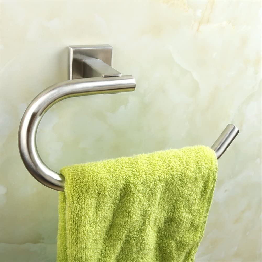 Toalleros, Porta Toallas de baño, aro para Toallas de baño, Barra para Toallas de baño, Soporte para Papel higiénico, Soporte para Toallas de Pared, Acero Inoxidable Sus 304, Cromo Pulido,