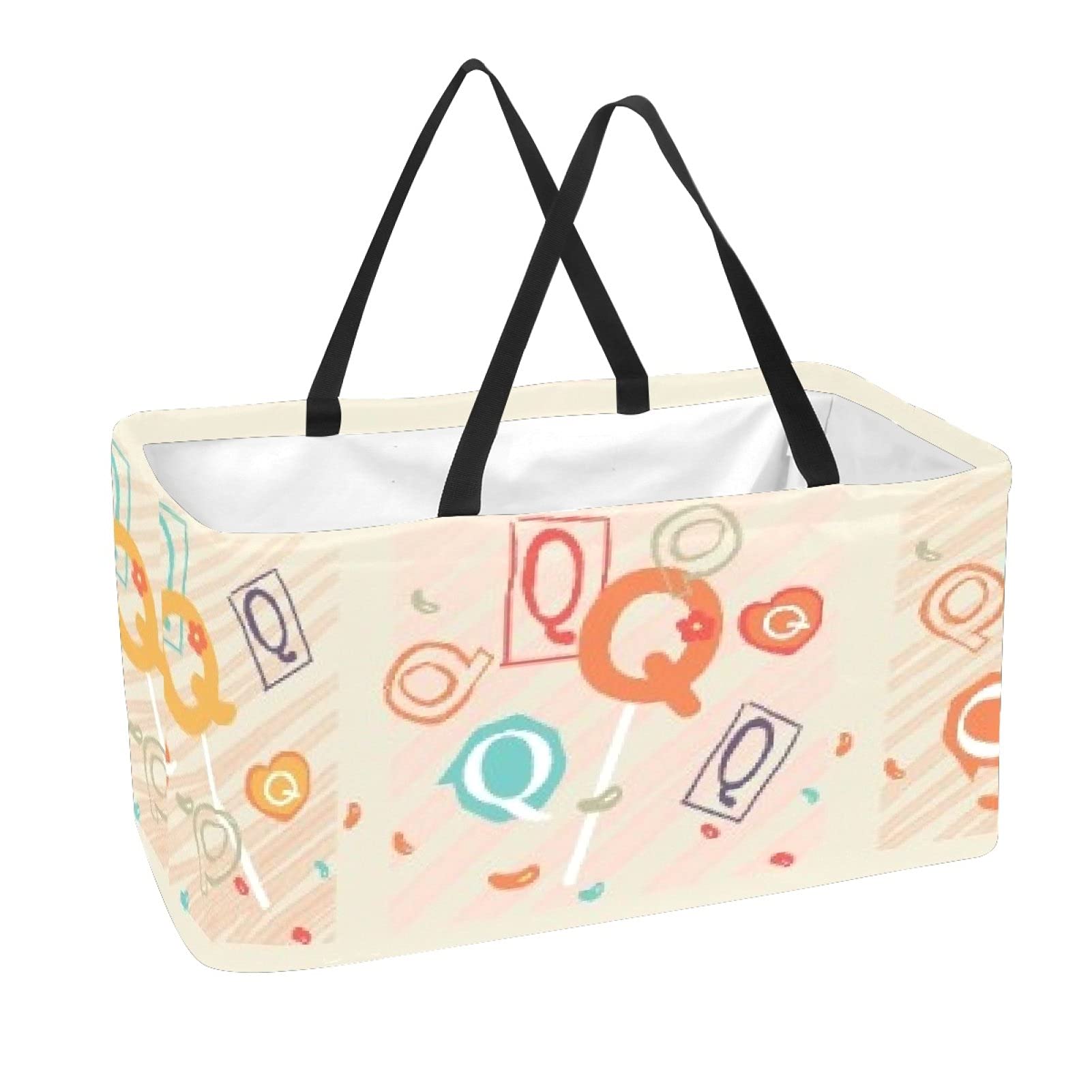 Panier de courses réutilisables 50 L pliable et ultra compact