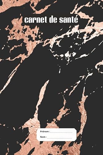 Carnet de santé: carnet de santé personnalisé AMELI avec 6 pages de plus pour noter tous vos prochain RDV, idée cadeau personnalisable grossesse , cadeau naissance original (French Edition)