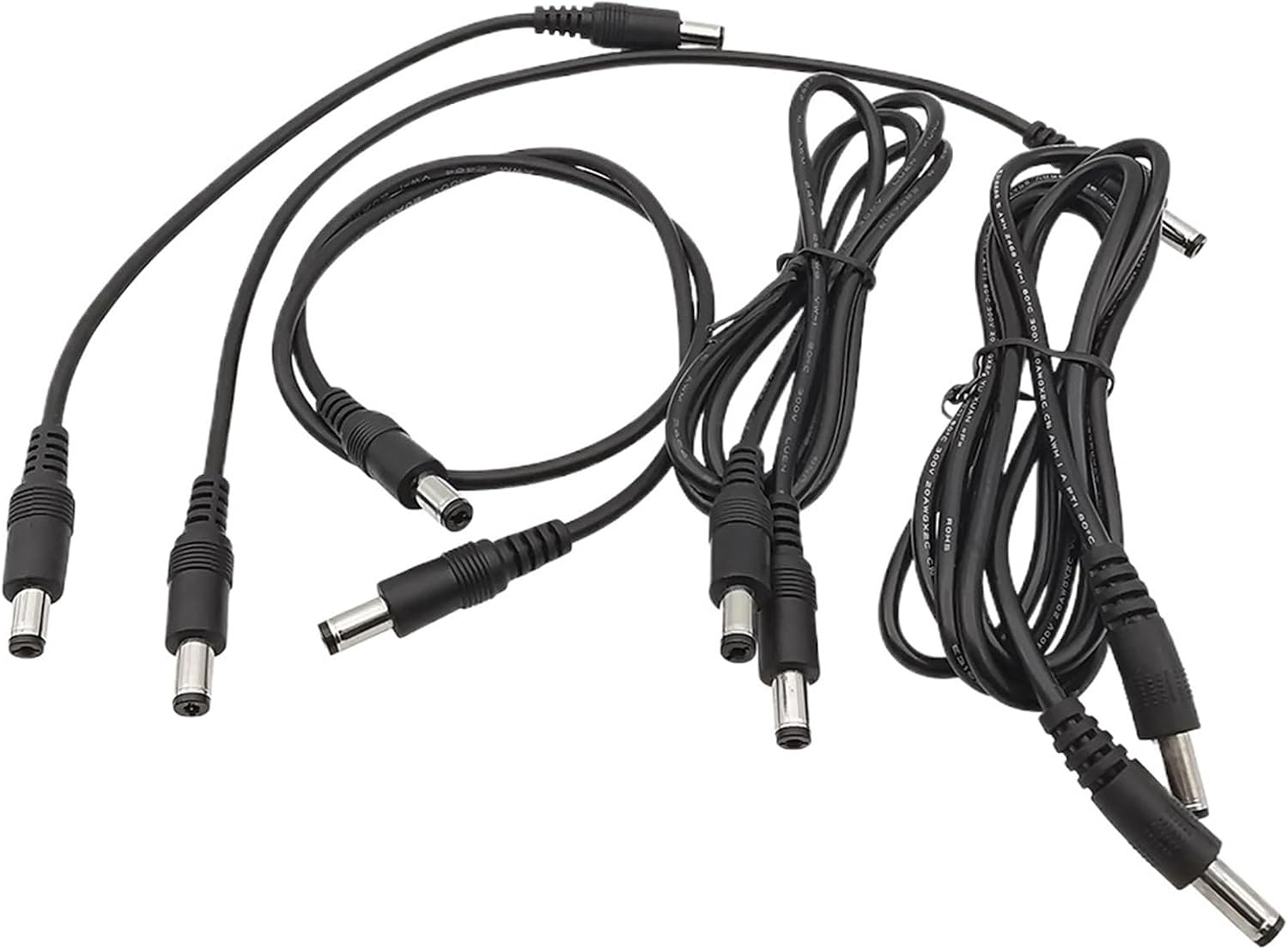 1pc 5.5 x 2.1mm Male to 5.5 x 2.1mm Male DC Power Connector Adapter Cable Power Extension Cords 0.2/0.3/0.5/1/1.5M(1M)