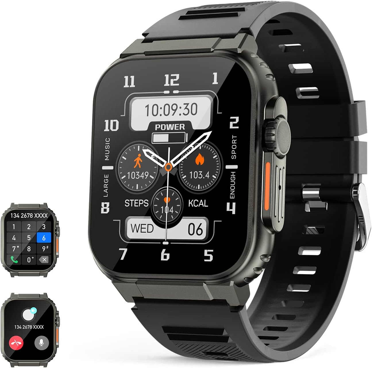 Montre Connectée BANGWEI BA-ST2-B PRO - Homme - IOS Et Android - Acier Inoxydable - NEUVE