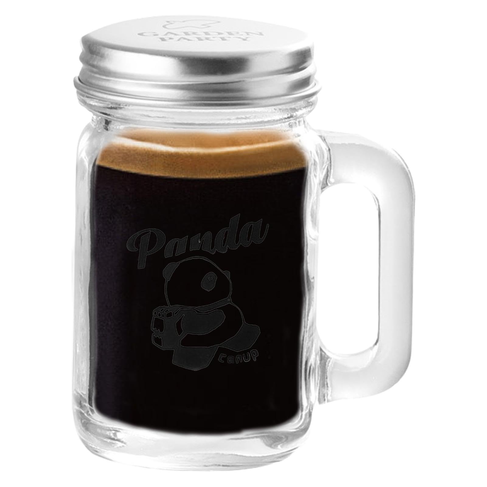 Amazon｜蓋付きミニガラス瓶、コーヒーシロップディスペンサー, 透明な