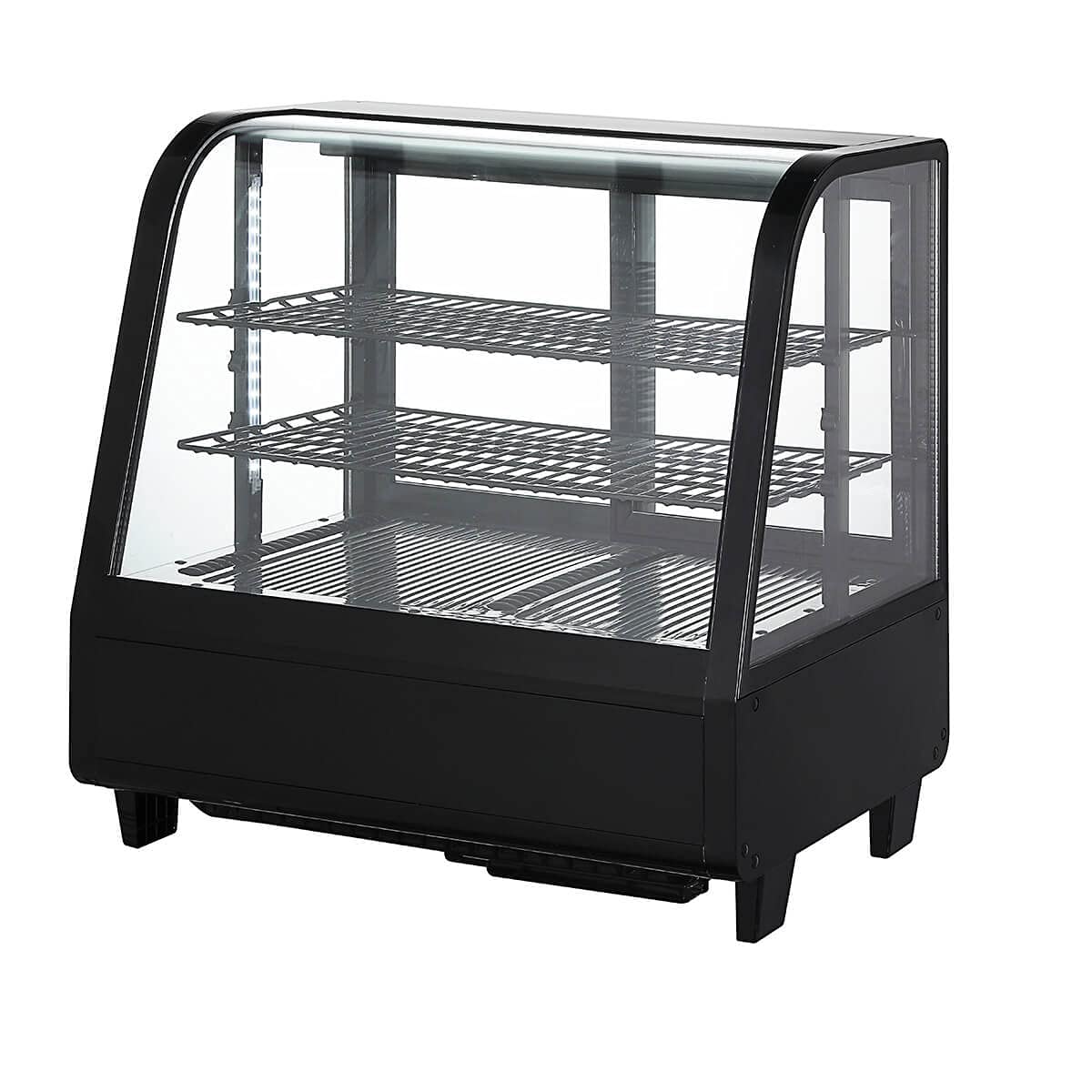 Hijiru 卓上冷蔵ショーケース 100L ブラック HJR-UTK100BK