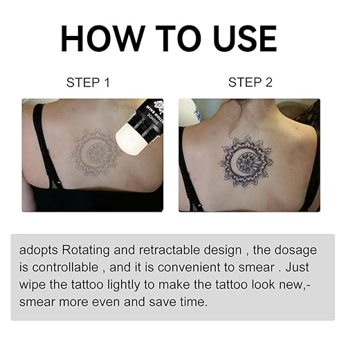 Miniatura 8 de Simple manteca de tatuaje, bálsamo de cuidado posterior del tatuaje, cuidado del tatuaje, mejora del color que revive tatuajes viejos, hidrata