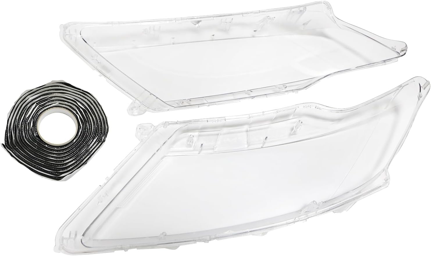 SecosAutoparts 2Pcs Headlight Lens Cover Lampshade Left and Right Side Compatible with Lincoln MKX 2014-2018