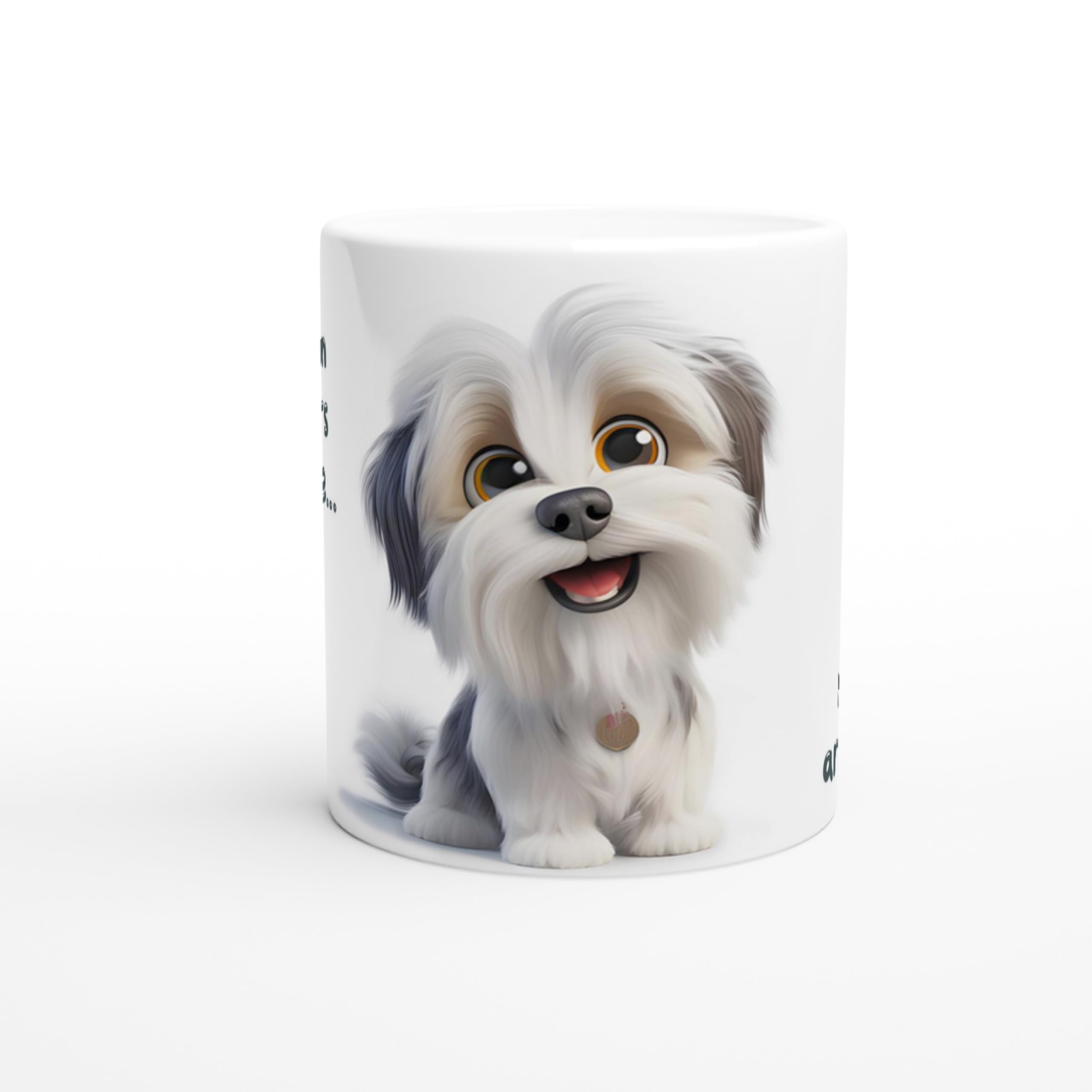 Tibetan Terrier Funny Dog Gift Ceramic Mug/Coffee Cup