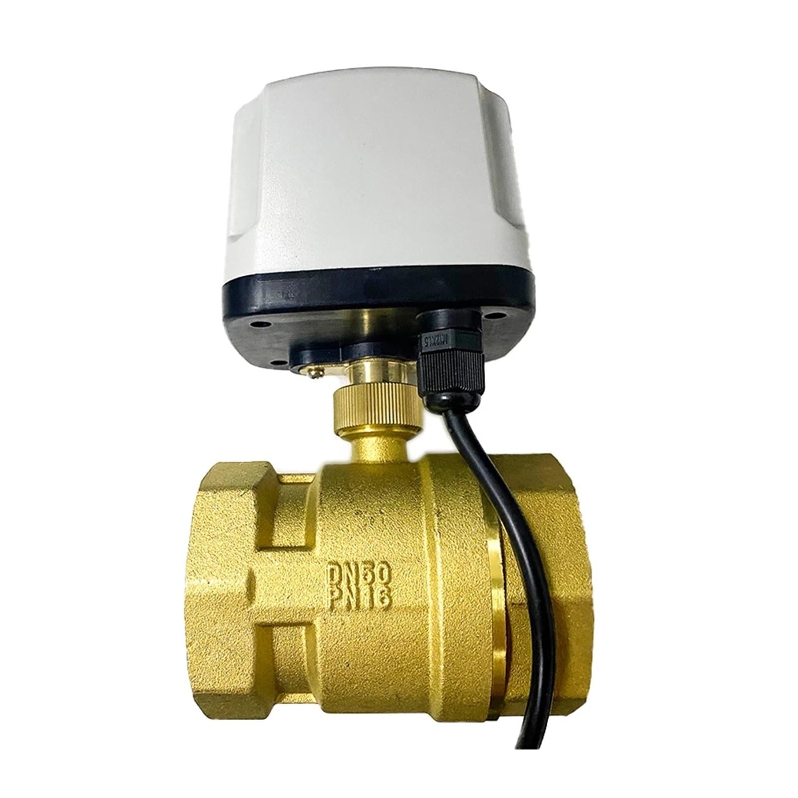 2" IP65 Waterproof Motorized Ball Valve 220V 12V 24V 3-Wire 2 Control Brass Electric Big Torque Metal Motor(220v)