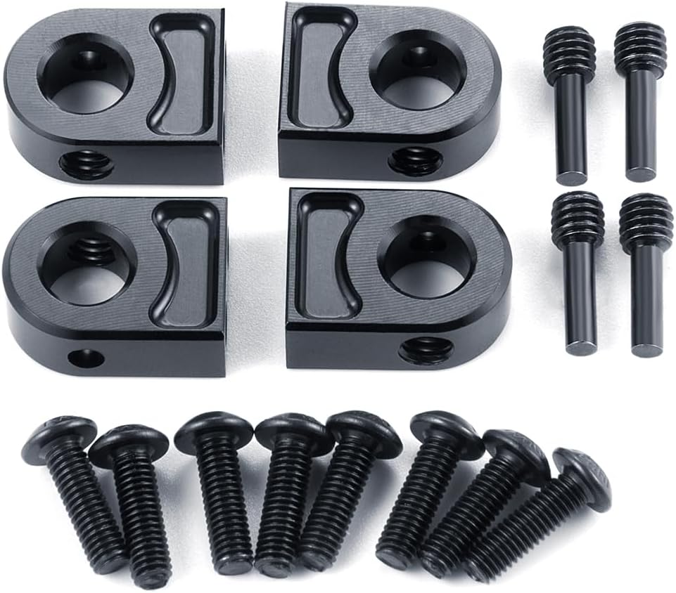 MOHERO Aluminum Alloy RC Car Body Post Mounts Shell Column Mount for Axial SCX10-PRO AXI03028 Upgrades Part