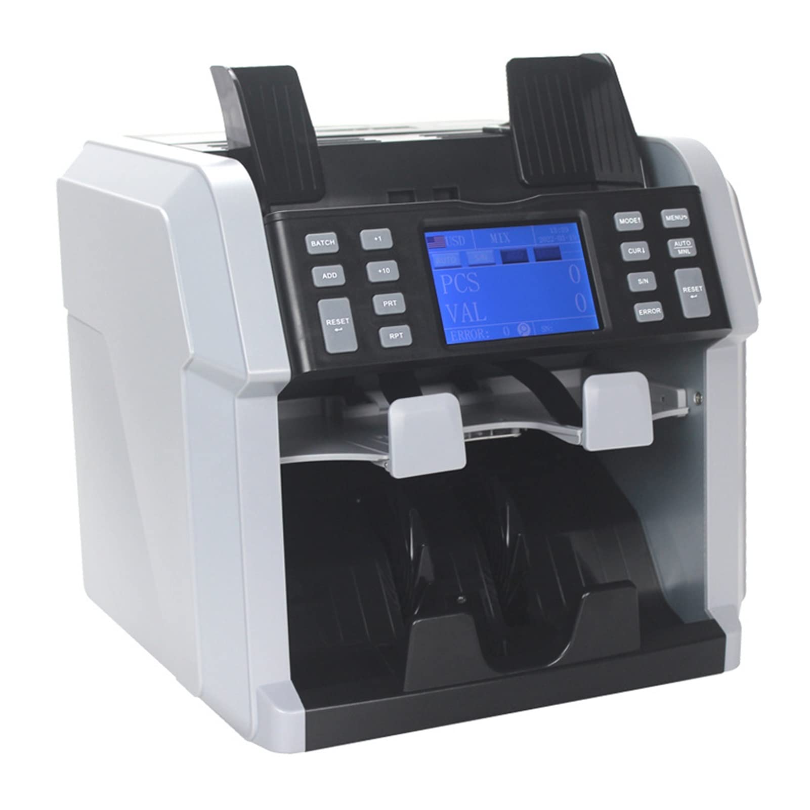 Liczarka do Pieniędzy Wymieszaj wartość Money Machine Touch Screen Multi Carelanty Banknote rachunki i sortowanie z wbudowaną drukarką XD-2700