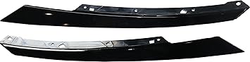 Garage-Pro Grille Trim SET Compatible with Honda Civic 2017-2021 Driver and Passenger Side, Painted Black, Hatchback, Sedan