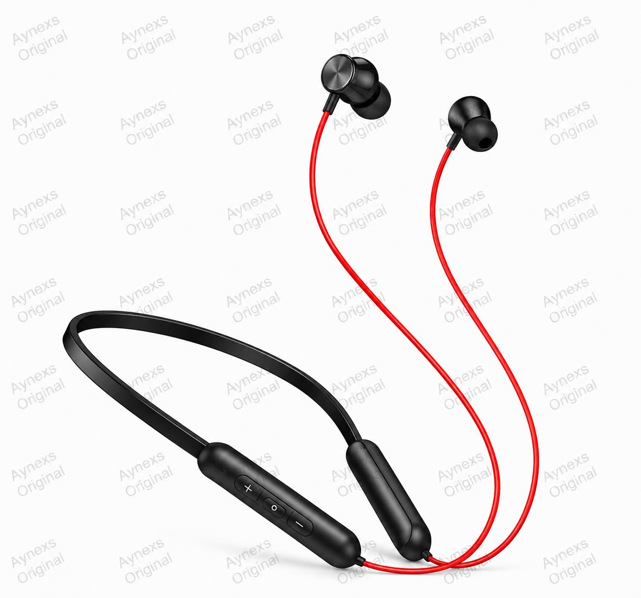 Original Neckband for OnePlus Bullets Wireless Z2 Bluetooth Neckband Earphones with Rich Bass Audio, Magnetic Controls, Quick Pairing and Long Battery Backup for Daily Use (Red)-picture-38