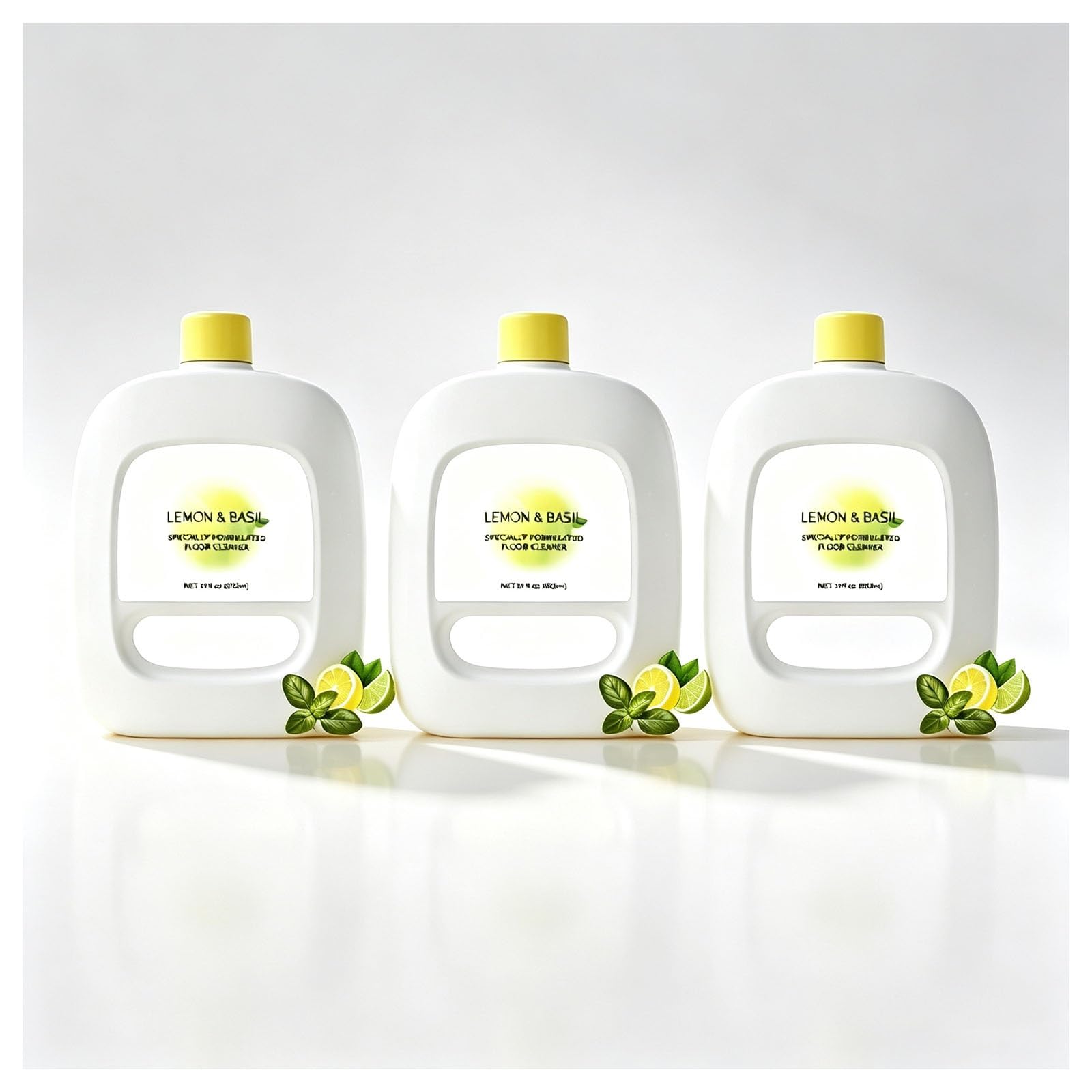 Soluzione detergente per pavimenti compatibile con Narwal Freo J Series | Profumo limone e basilico | Pulizia multisuolo | 1L(3PCS)