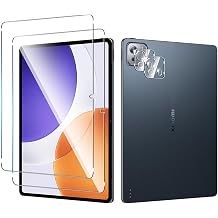 Anoowkoa 2 Pack Xiaomi Pad 7S Pro 12.5 Inch Tablet Screen Protector + 2 Pack Pad 7S Pro Camera Lens Tempered Glass.9H Hardness.No Bubbles High Definition.Easy Installation