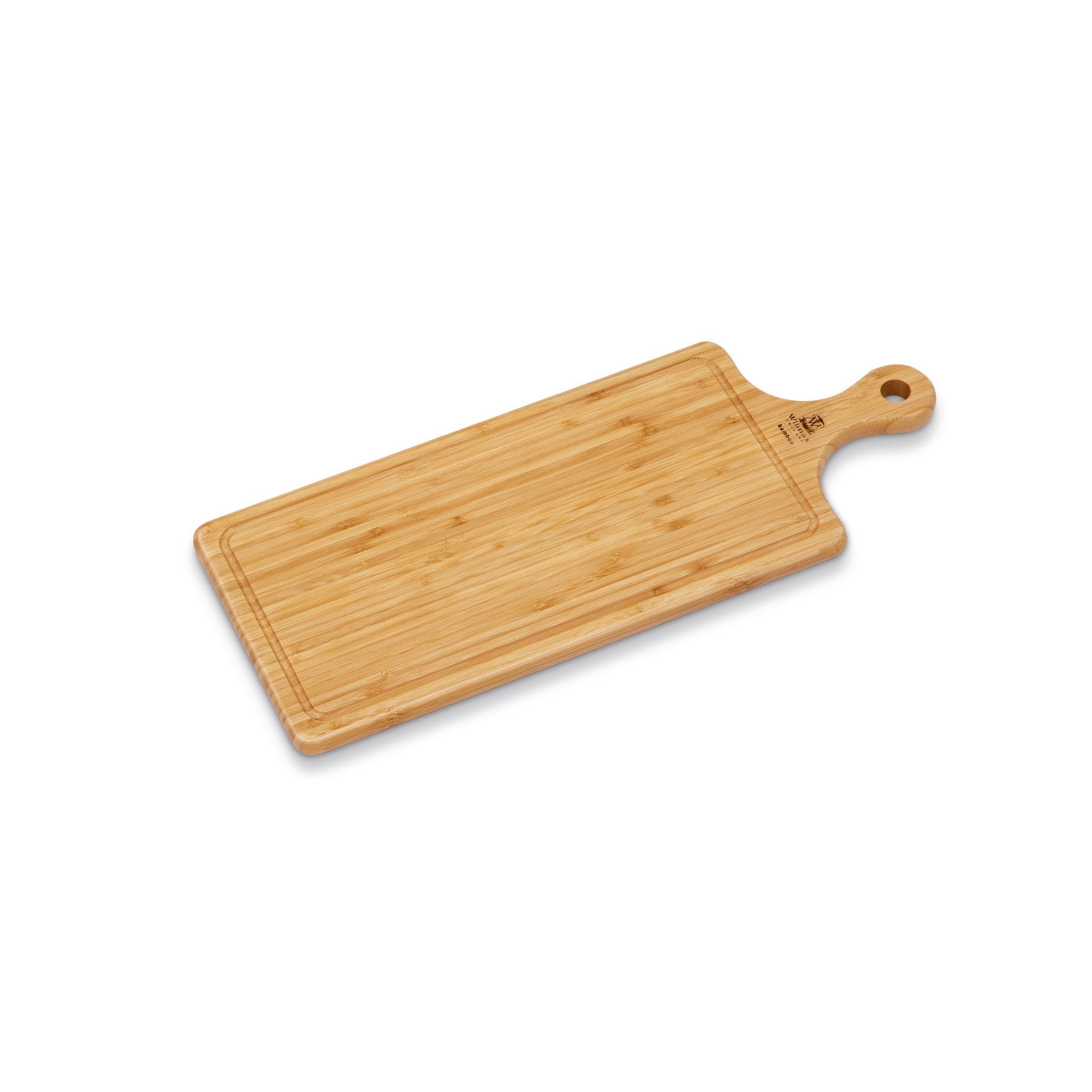 WILMAX | długa deska do serwowania z nóżką 66 x 20 cm | taca drewniana | bambusowa taca do serwowania | deska do krojenia | talerz do sera | deska do krojenia | deska do krojenia | deska do krojenia |