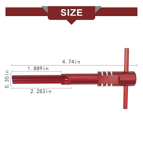 Miniatura 2 de Kit de herramientas de alineación de carcasa del interruptor de encendido de motocicleta 944 para Harley FLHT 2014-2020 (rojo)