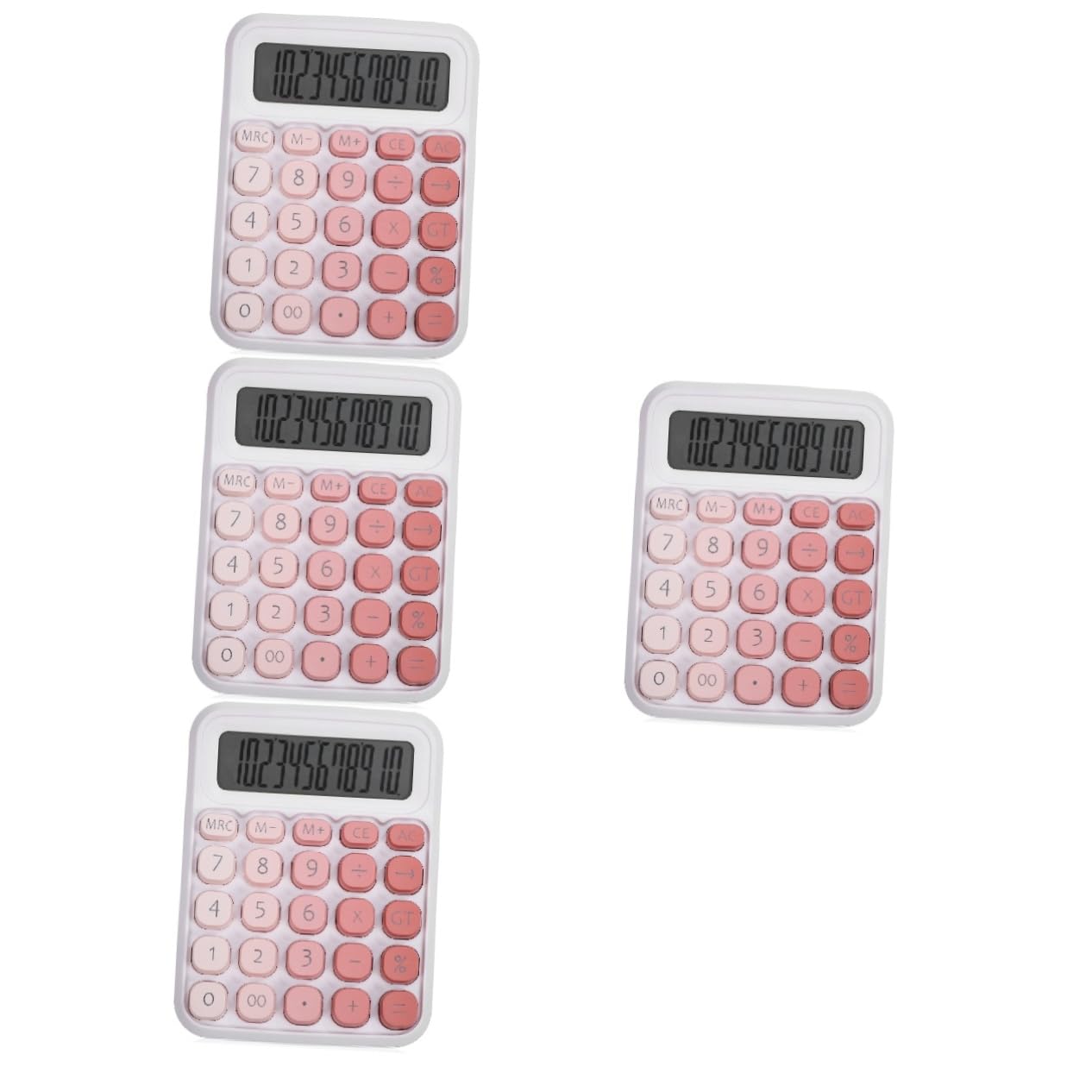 TEHAUX 4piezas Calculadora De Escritorio De Gran Pantalla Dígitos Teclas Calculadora Mecánica Portátil para y