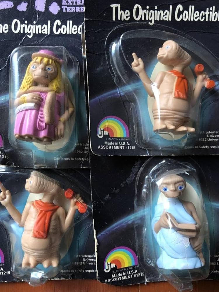 映画E.T.』1982年 フィギュア 4点セット SFビンテージ宇宙人