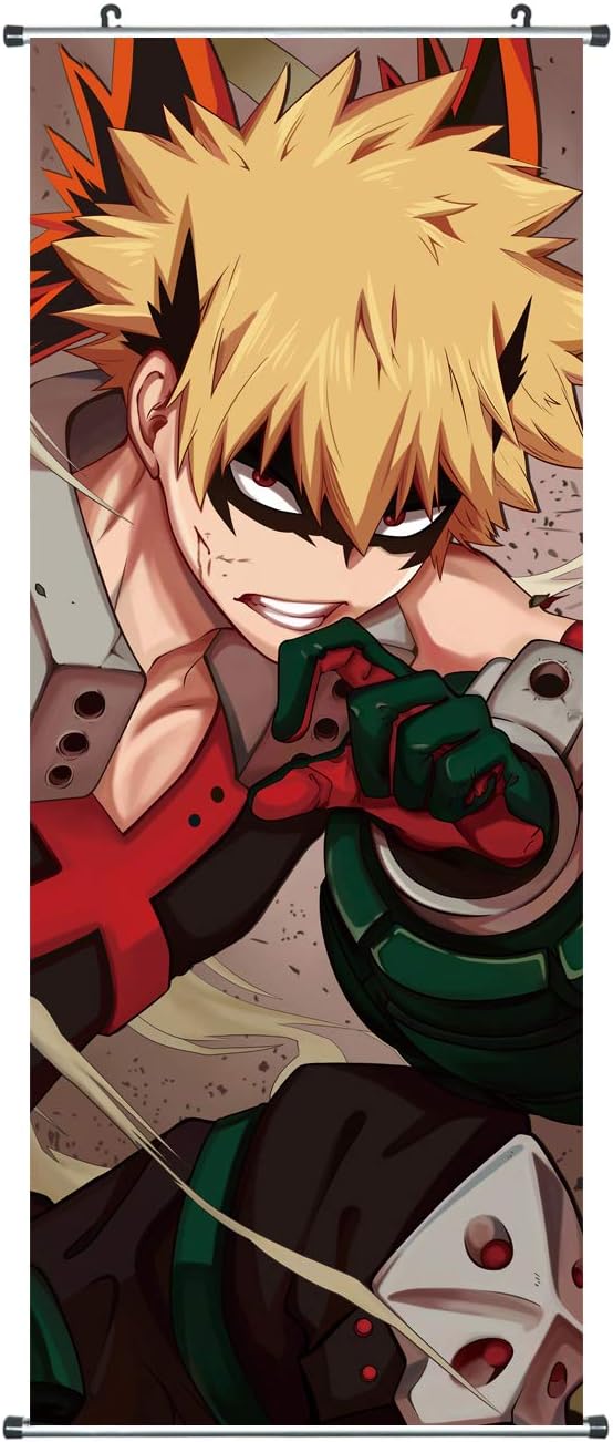 Crochet Rideau Grand Poster En Rouleau -Kakemono De Black Butler Fait De Tissu, 100X40Cm, Motif: Sebastian Kakemono Manga