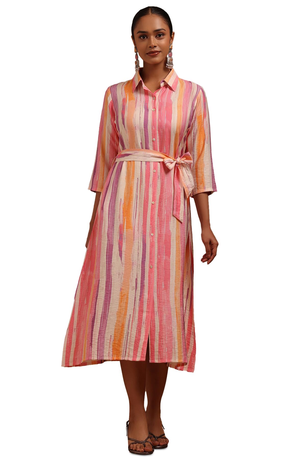 soch Womens Gadwal Striped Dress-picture-12