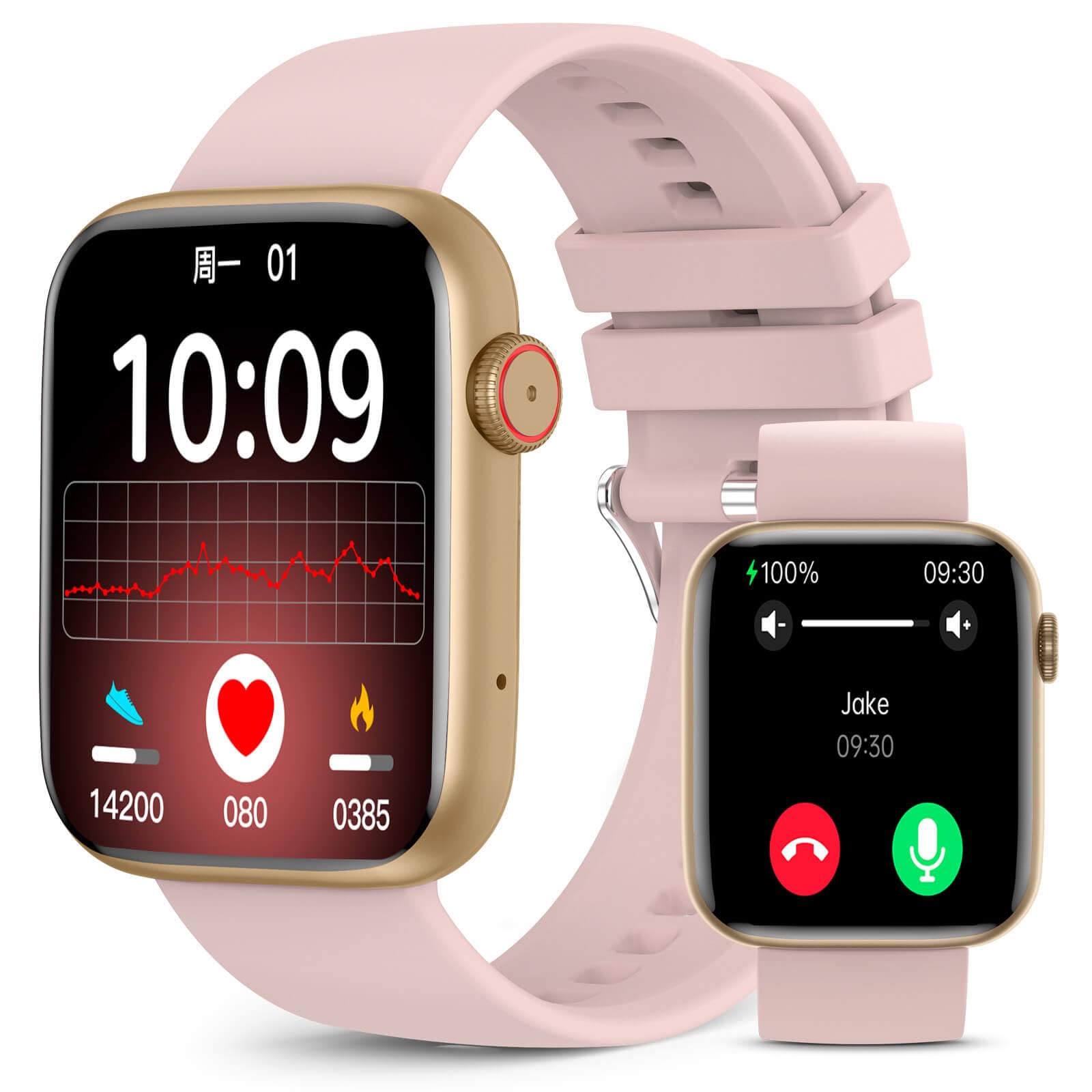 Smart Watch for Women 1 85 GPS Watcher with 120 Sports Modes Blood Pressure Blood Oxygen Heart Rate