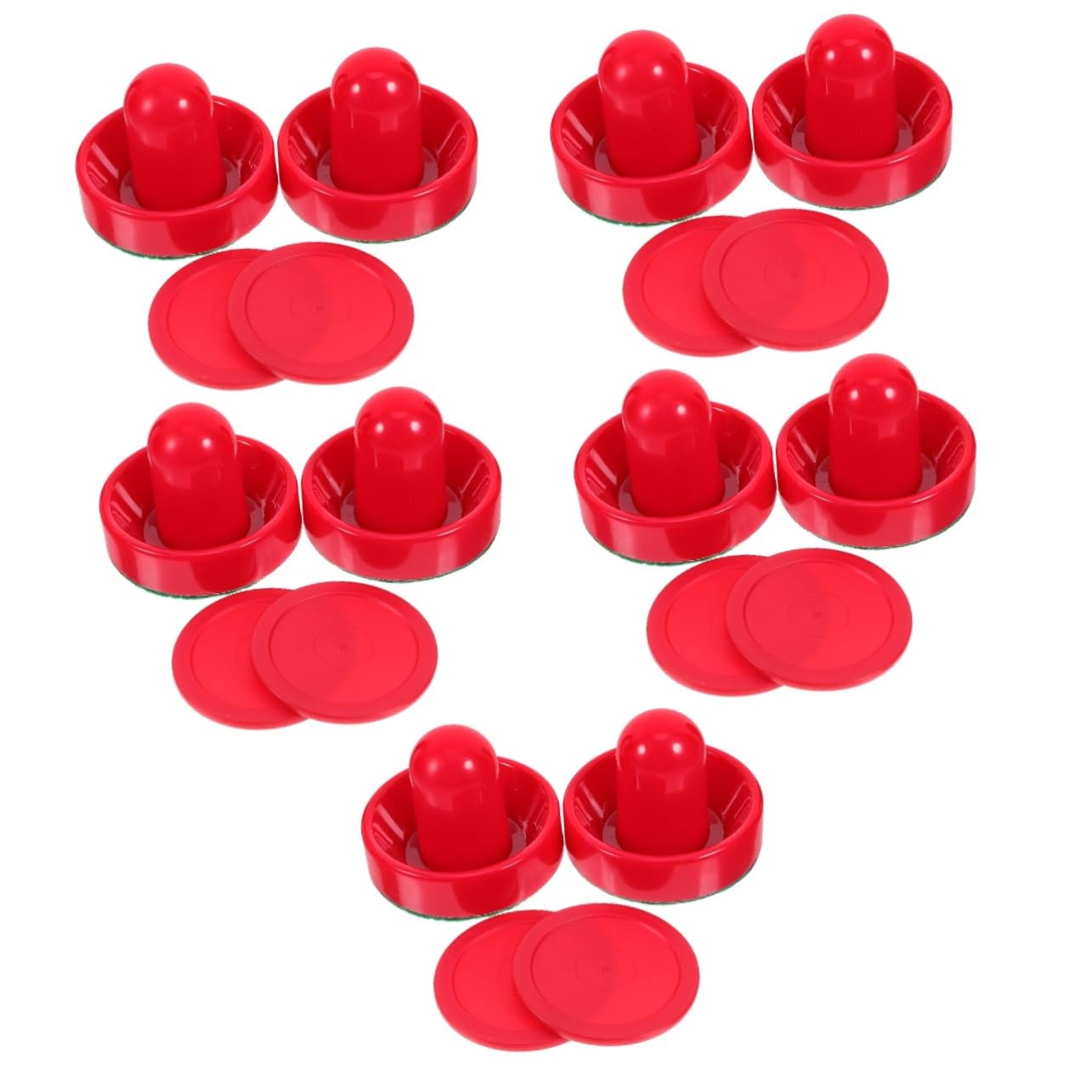 Set di 3 racchette da hockey e racchette per uso domestico, hockey su ghiaccio, cursore da tavolo per hockey su ghiaccio, in plastica, divertente hockey