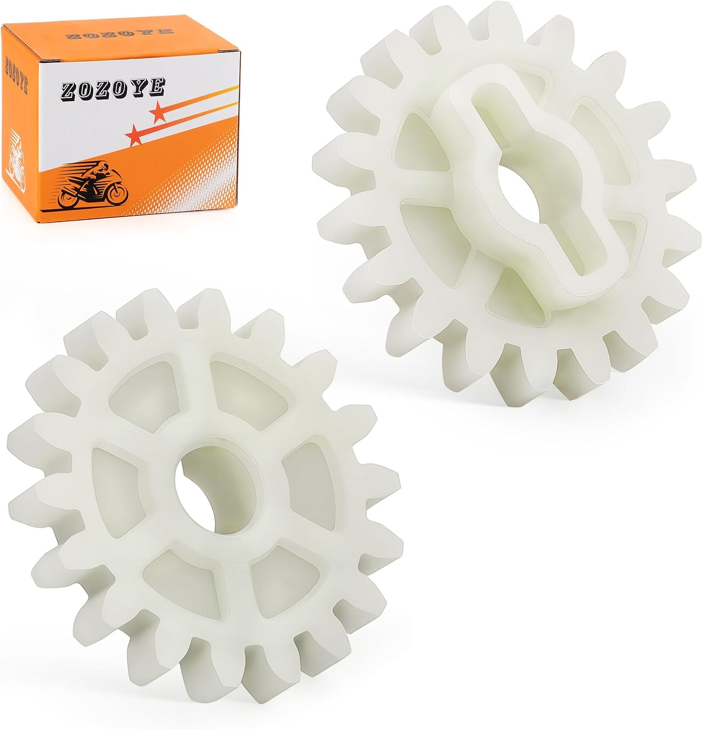 15133-KRN-670 2Pcs Oil Pump Driven Gear For Honda CRF250 R/X 2004-2017 18T Oil Pump Gear