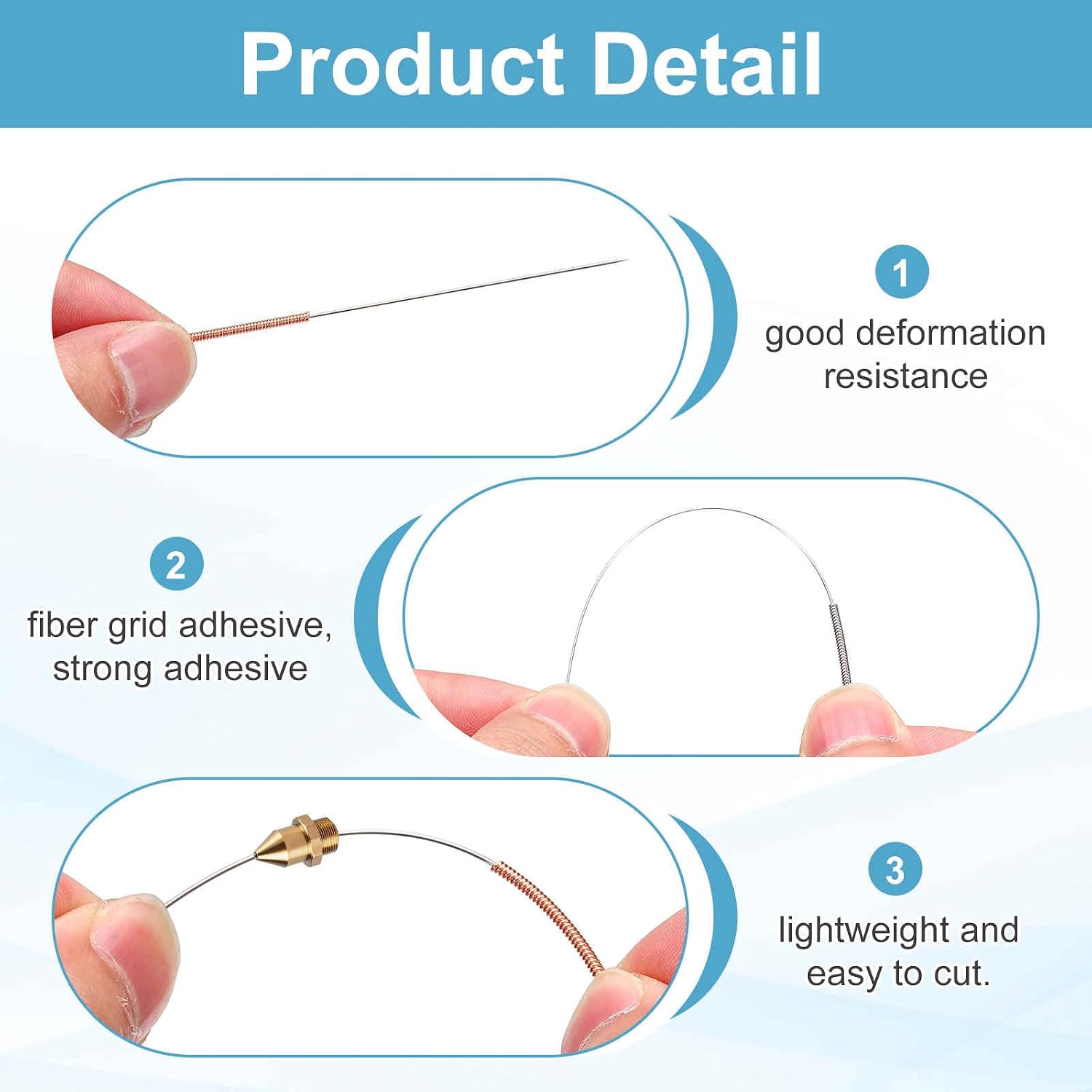 MECCANIXITY 10Pcs 3D Printer Nozzle Cleaning Kit Precision 0.35mm Stainless Steel Cleaner Needles for 3D Printer Clog Removal, Maintenance​